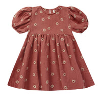 Rylee and Cru Embroidered Daisy Phoebe Dress