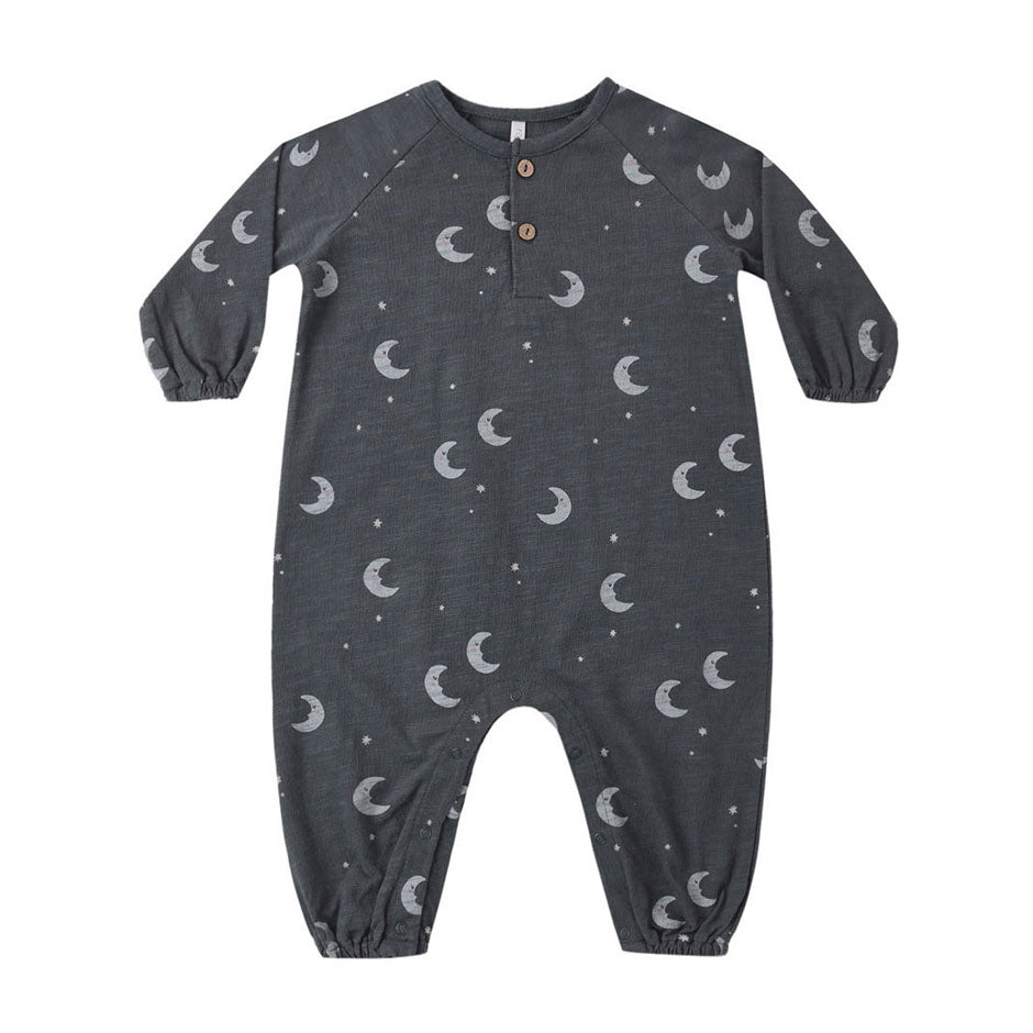 Rylee and Cru Midnight Moons Henley Jumpsuit