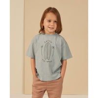 Rylee and Cru Blue Relaxed Tee - Catch The Wave