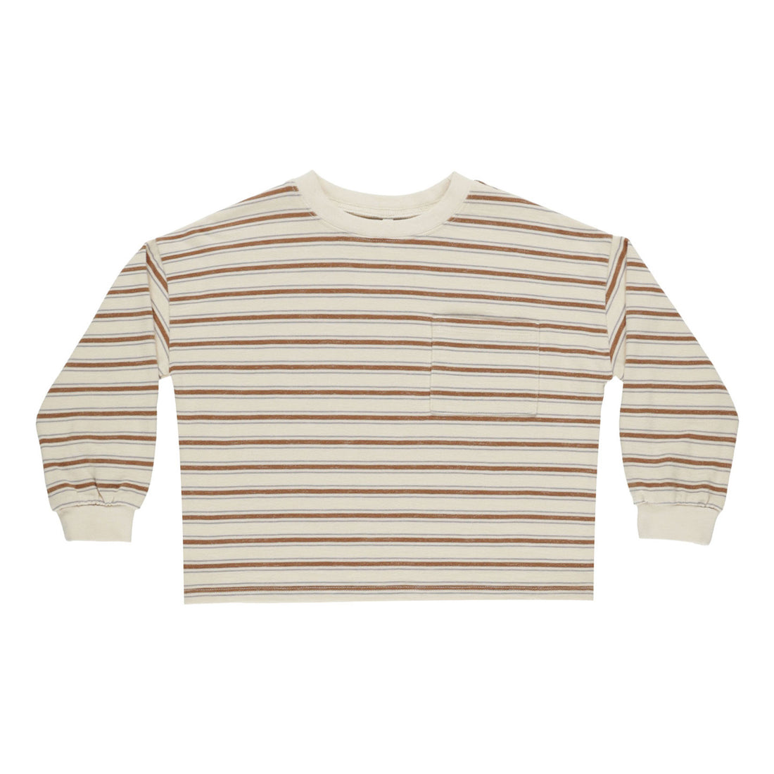 Rylee and Cru Saddle Stripe Relaxed Long Sleeve T-shirt