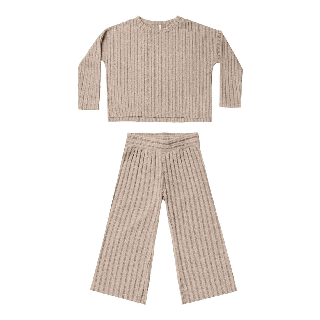 Rylee and Cru Oat Cozy Rib Knit Set
