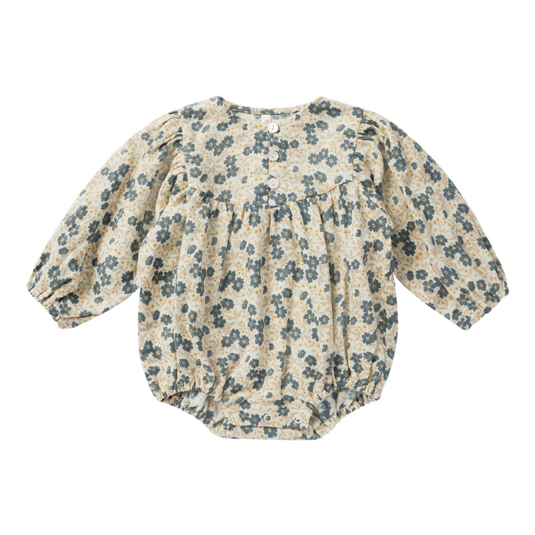 Rylee and Cru Blue Ditsy Gwen Romper