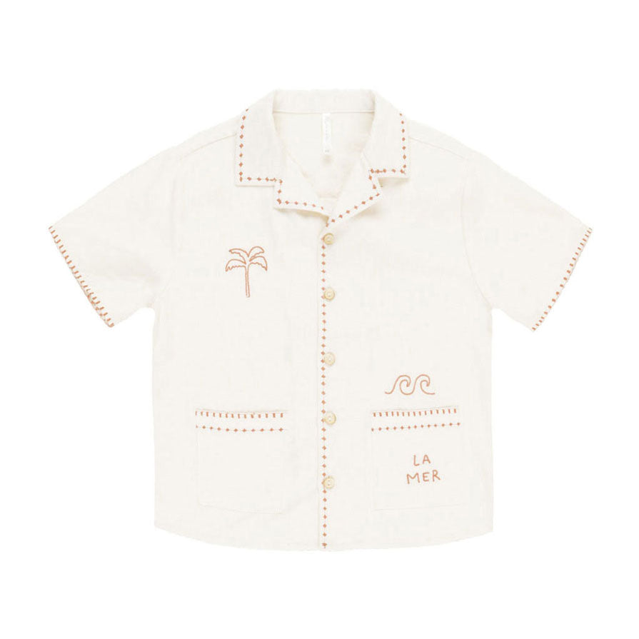 Rylee and Cru La Mer Lapel Collar Shirt