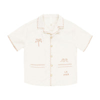 Rylee and Cru La Mer Lapel Collar Shirt