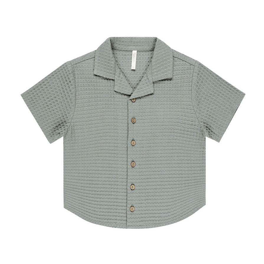 Rylee and Cru Eucalyptus Lapel Collar Shirt