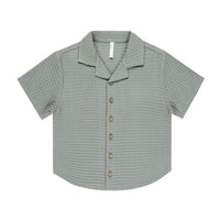 Rylee and Cru Eucalyptus Lapel Collar Shirt