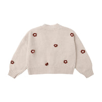 Rylee and Cru Ruby Daisy Boxy Crop Cardigan