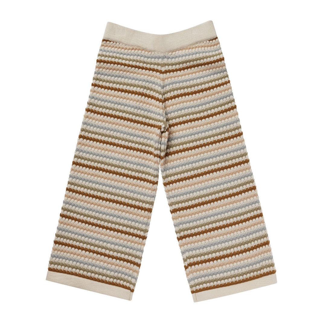 Rylee and Cru Honeycomb Stripe Knit Wide Leg Pant