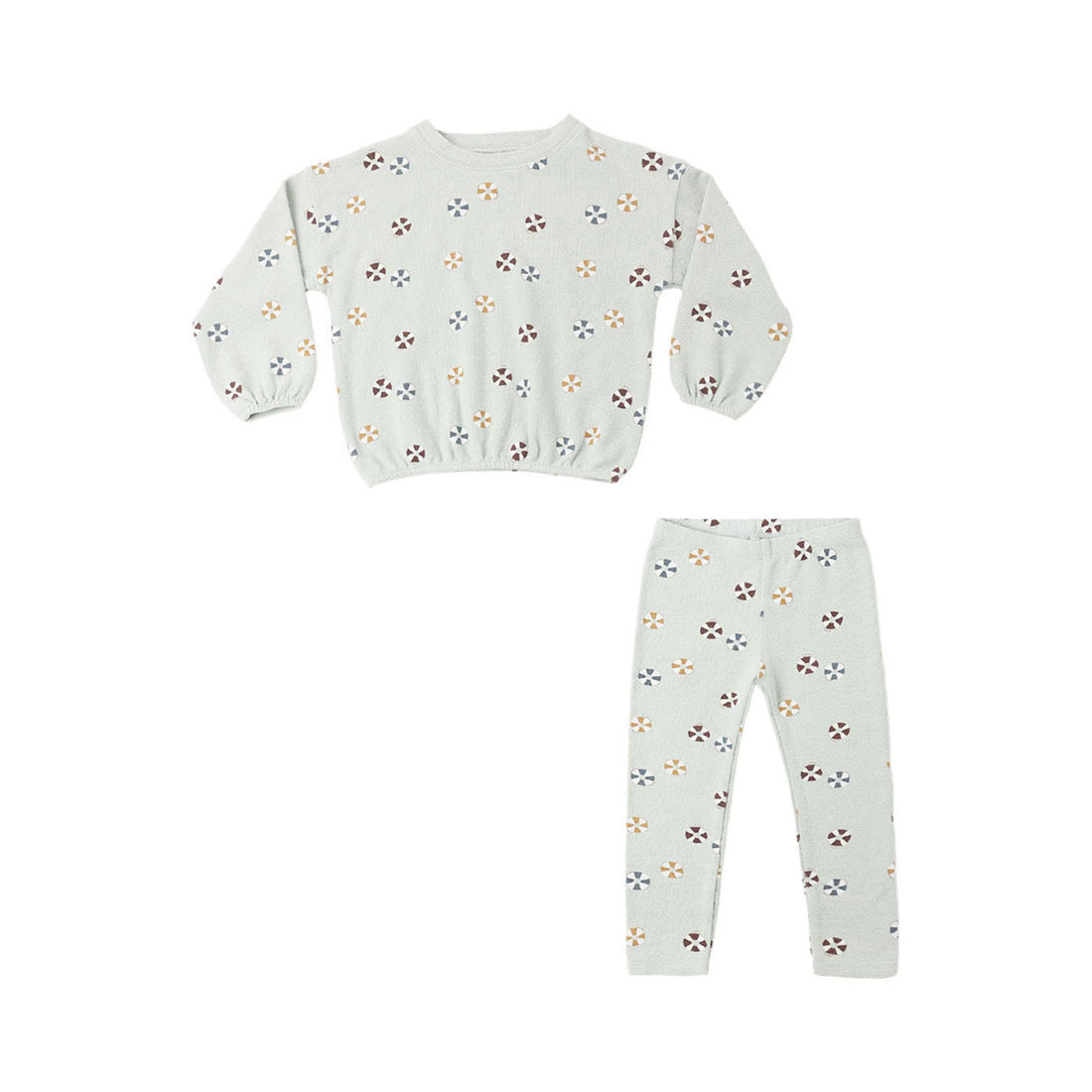Rylee and Cru  Seafoam Floatie Spongey Knit Set