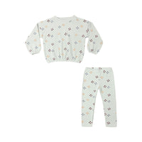 Rylee and Cru  Seafoam Floatie Spongey Knit Set