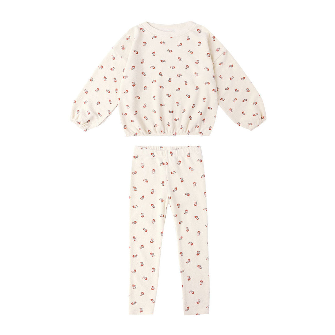 Rylee and Cru Ruby Ditsy Spongey Knit Set