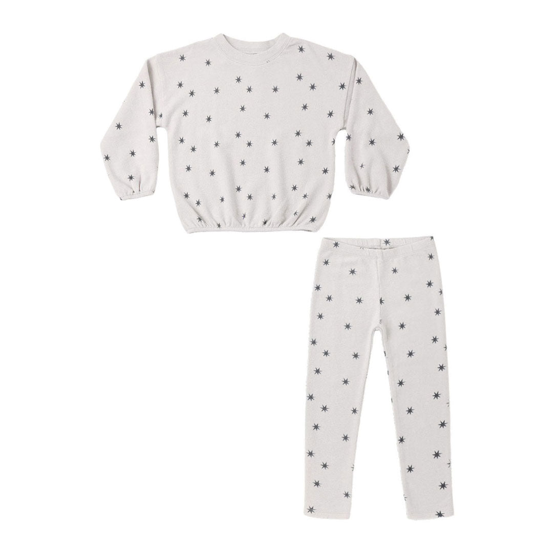 Rylee and Cru Fog Spongey Knit Star Set