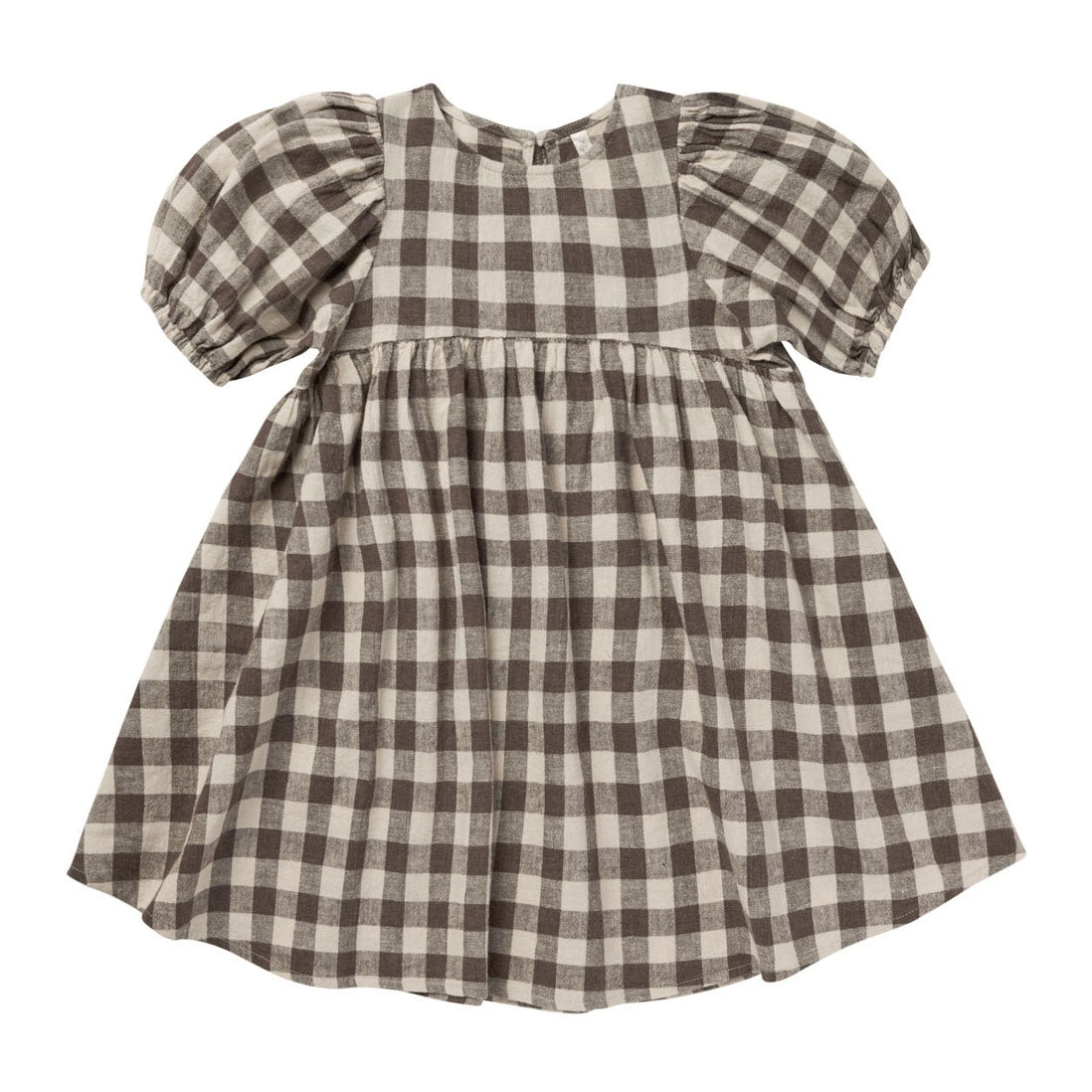 Rylee and Cru Charcoal Check Marley Dress