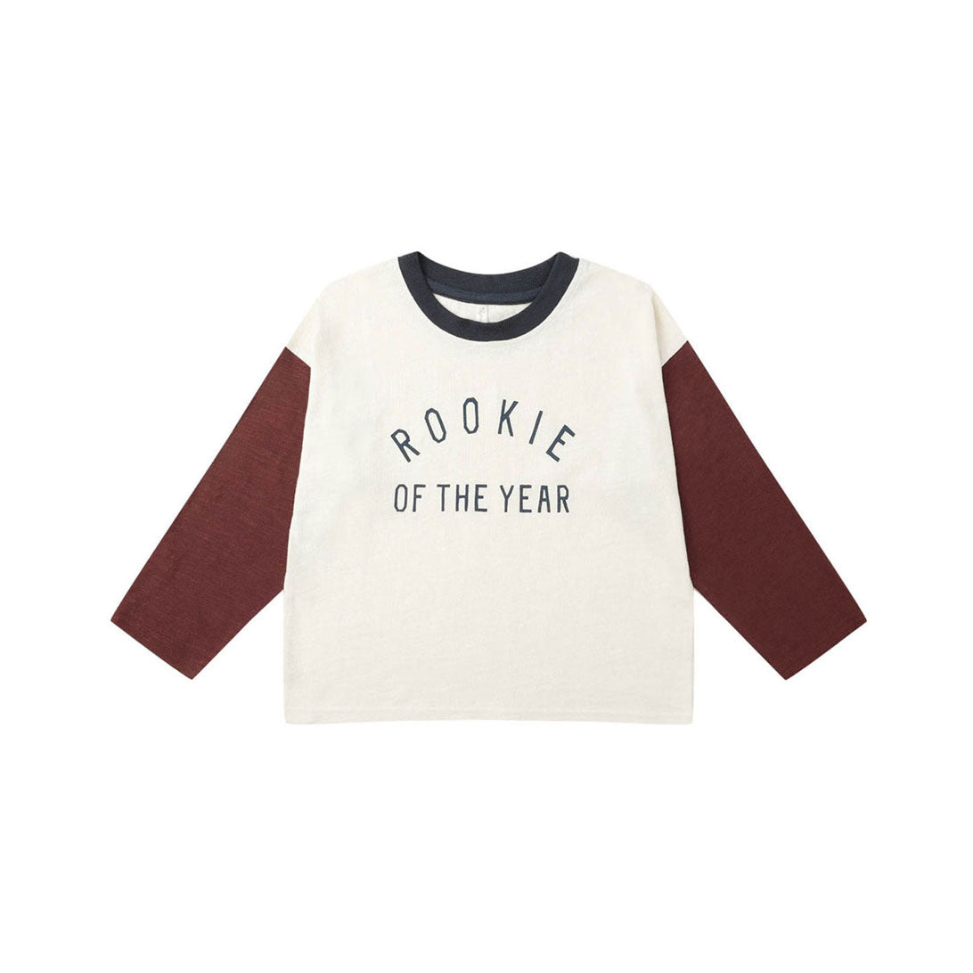 Rylee and Cru Ivory Rookie Camden Long Sleeve Tee