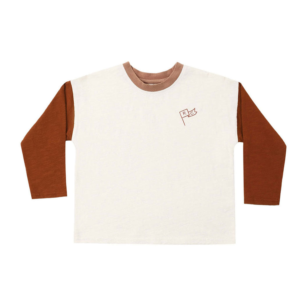 Rylee and Cru Brick Color Block Camden Tee