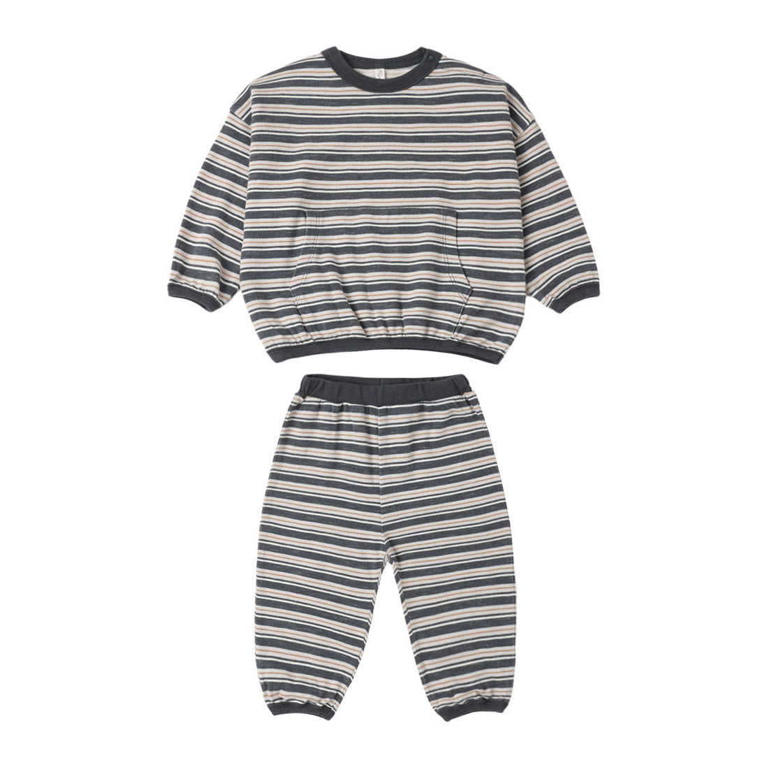 Rylee and Cru Midnight Blue Stripe Relaxed Set