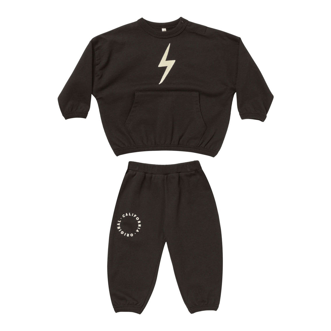 Rylee and Cru Black Relaxed Set