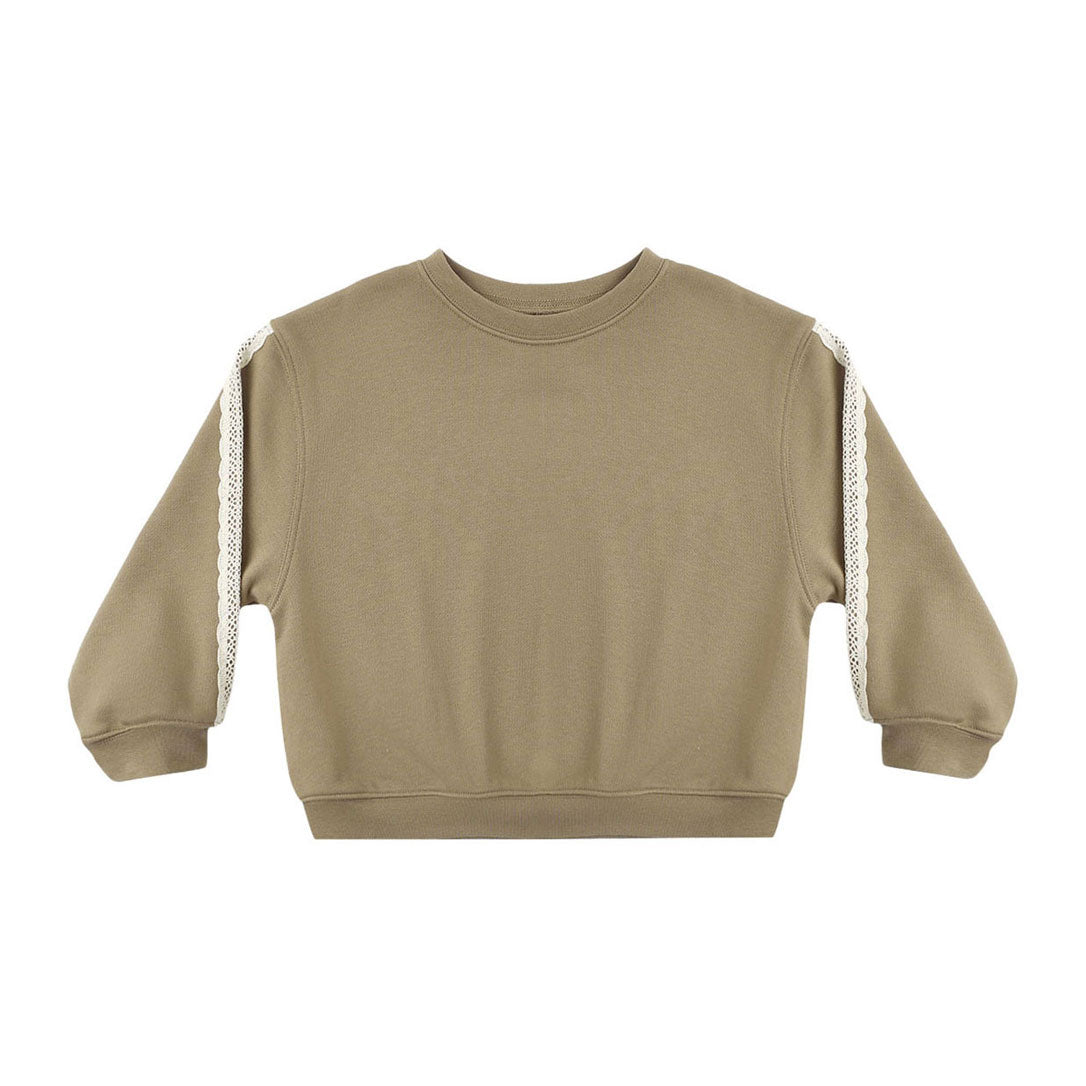 Rylee and Cru Olive Oversized Sweatshirt