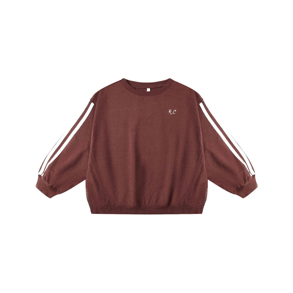 Rylee and Cru Burgundy Oversized Sweatshirt