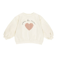 Rylee and Cru Joie De Vivre Oversized Sweatshirt