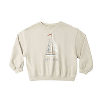 Rylee and Cru  Pebble Sail Oversized Sweatshirt
