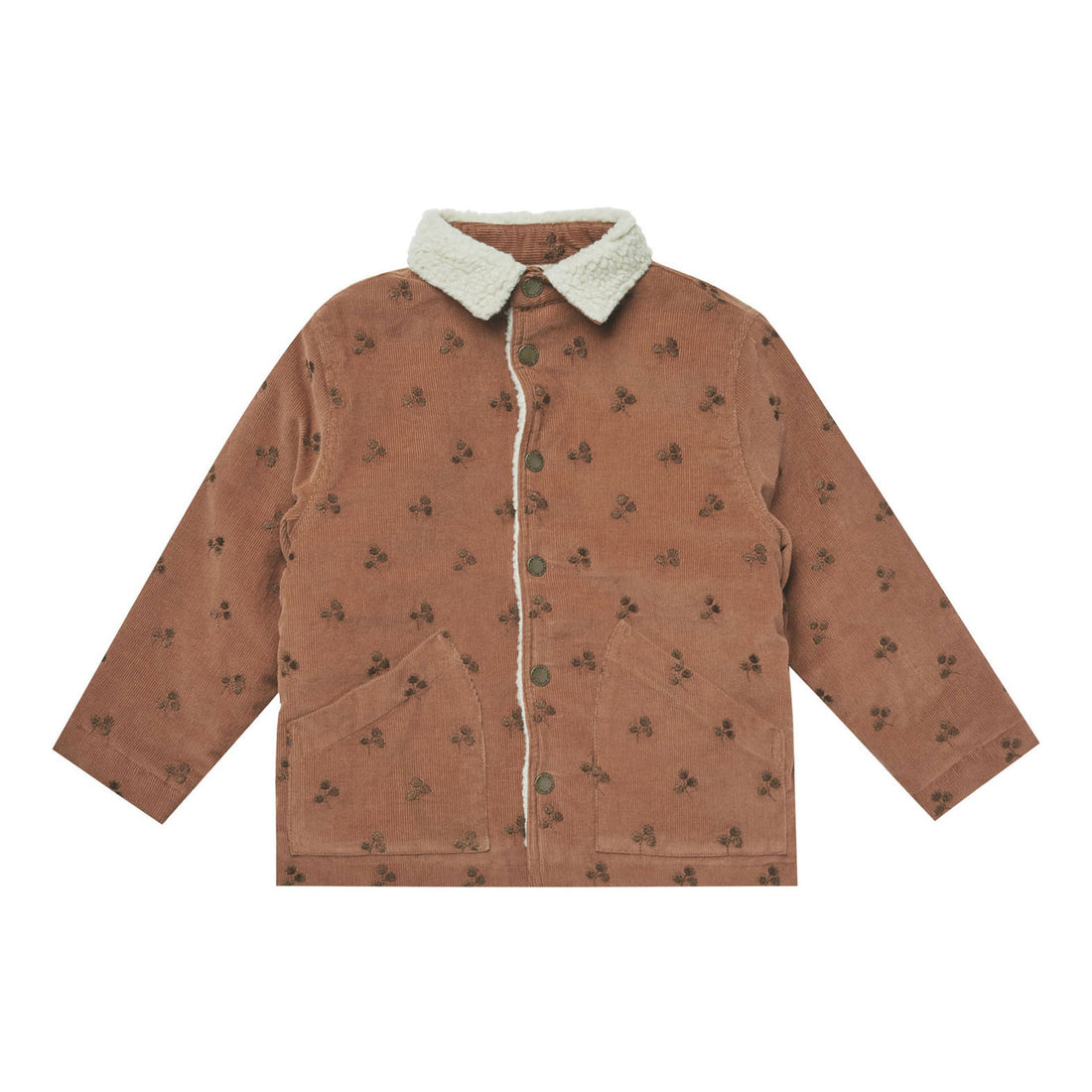 Rylee and Cru Blossom Embroidery Long Chore Coat