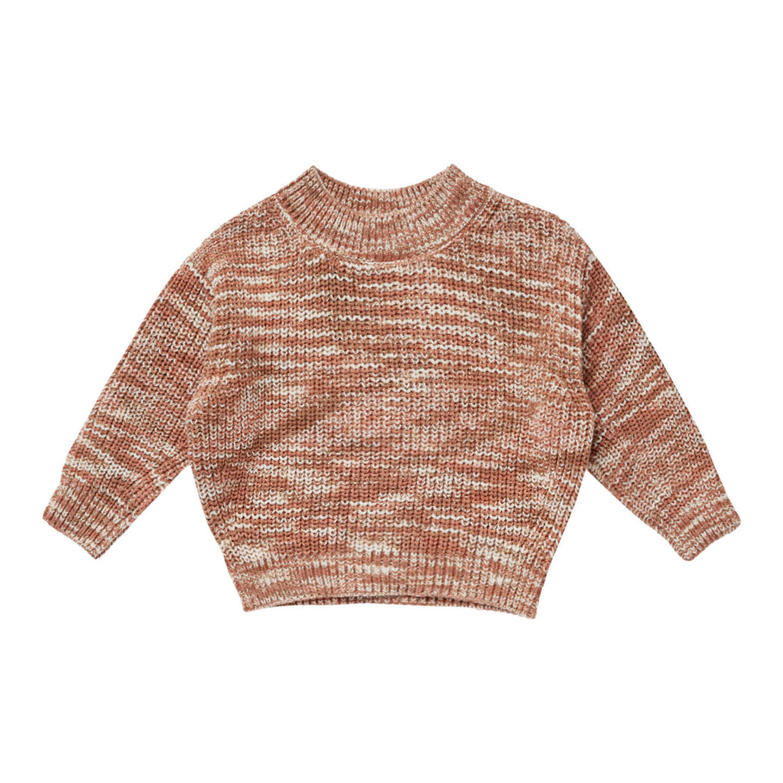 Rylee and Cru Heathered Spice Relaxed Knit Sweater