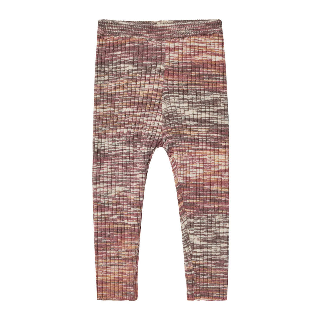 Rylee and Cru Berry Space Dye Ribbed Legging