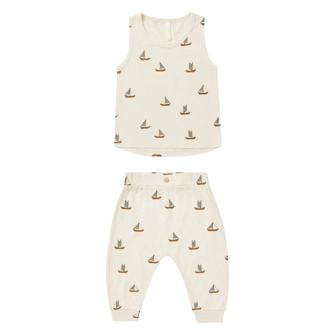 Rylee and Cru Sailboats Tank + Slouch Pant Set