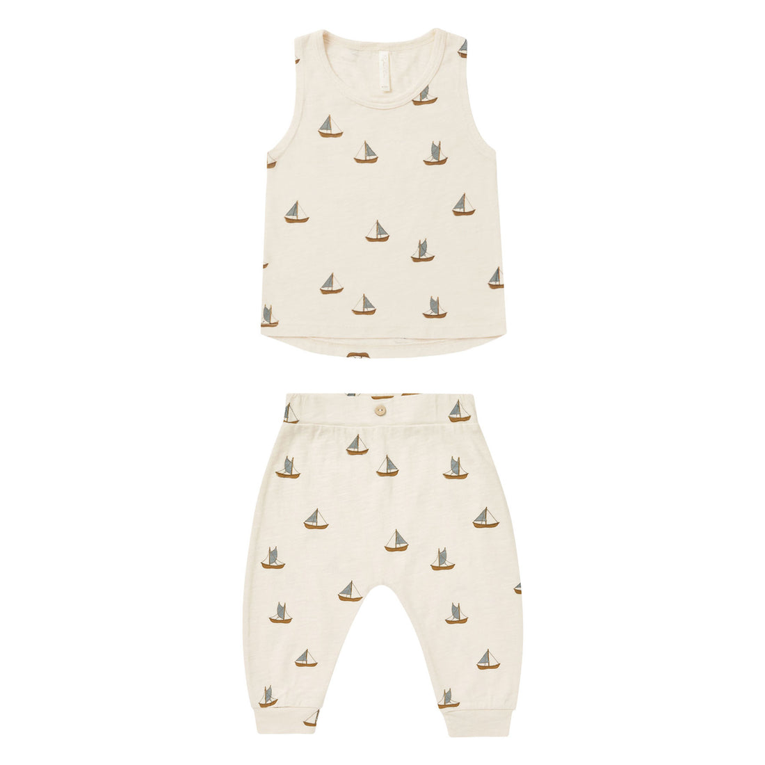 Rylee and Cru Tank and Slouch Pants Set - Sailboats Rylee and Cru Tank and Slouch Pants Set - Sailboats