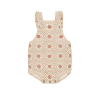 Rylee and Cru Floral Crochet Romper - Floral
