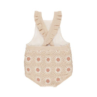 Rylee and Cru Floral Crochet Romper - Floral