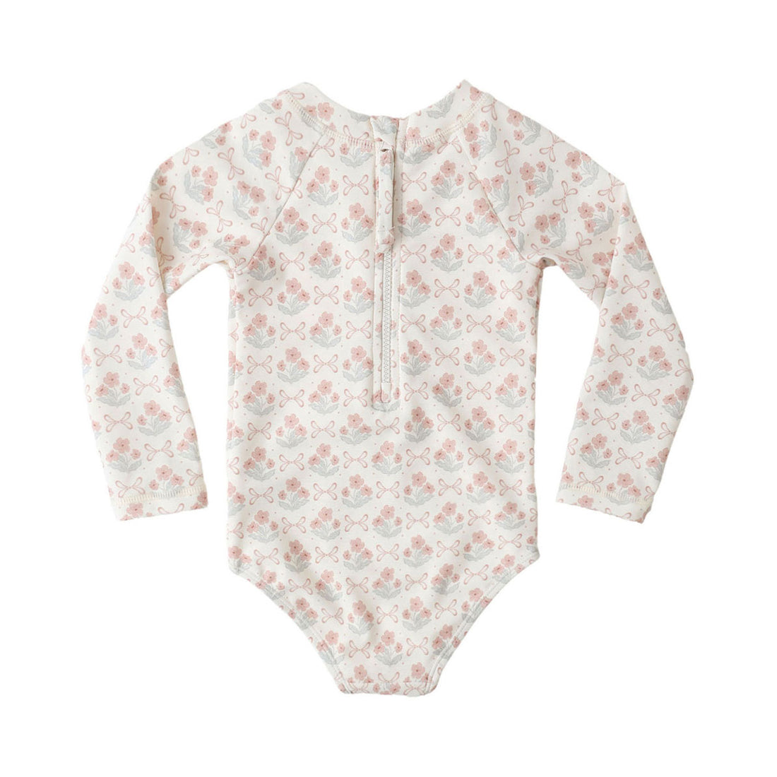 Rylee and Cru  Ivory Blossom Delphine Rashguard One-Piece