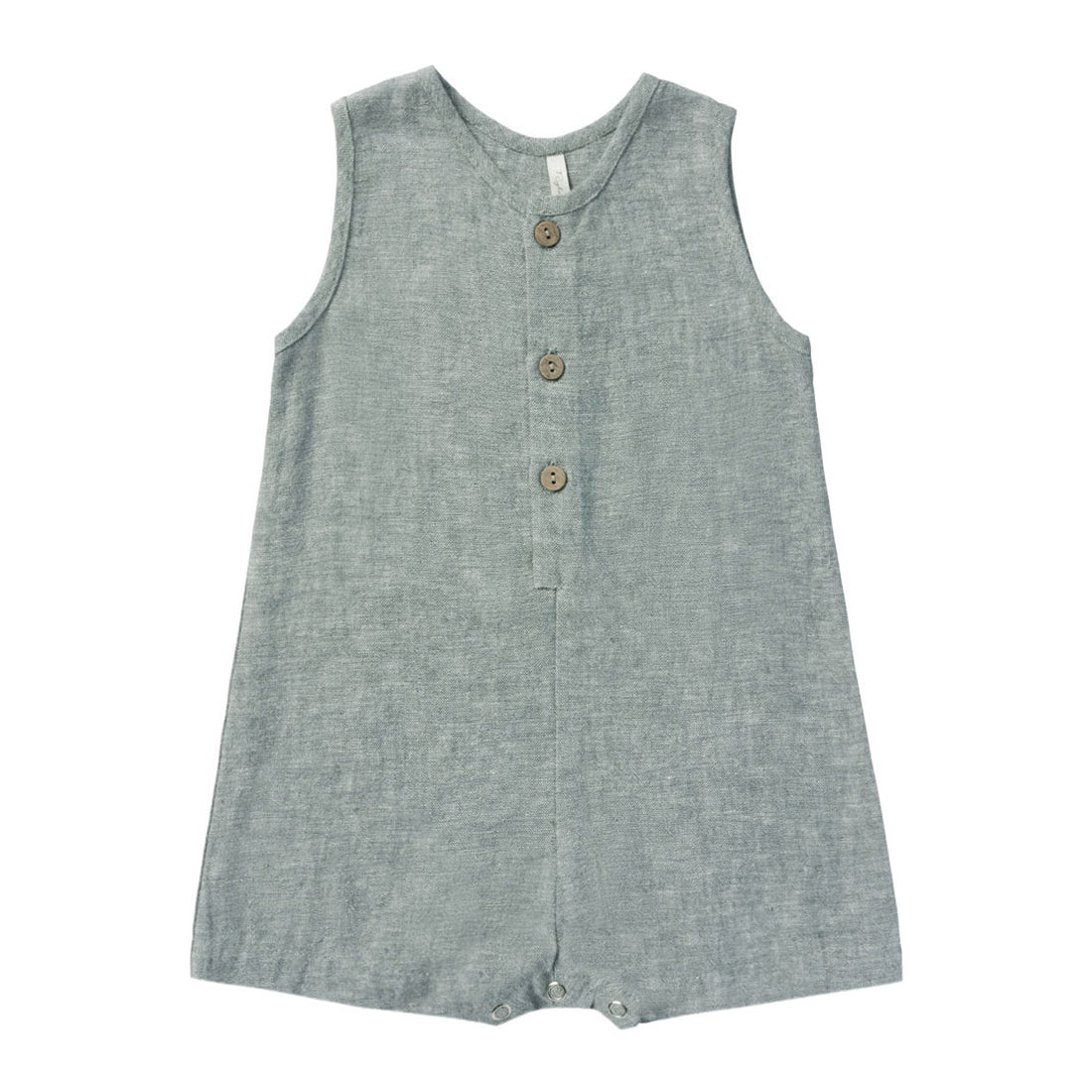 Rylee and Cru Heathered Indigo Maverick Romper