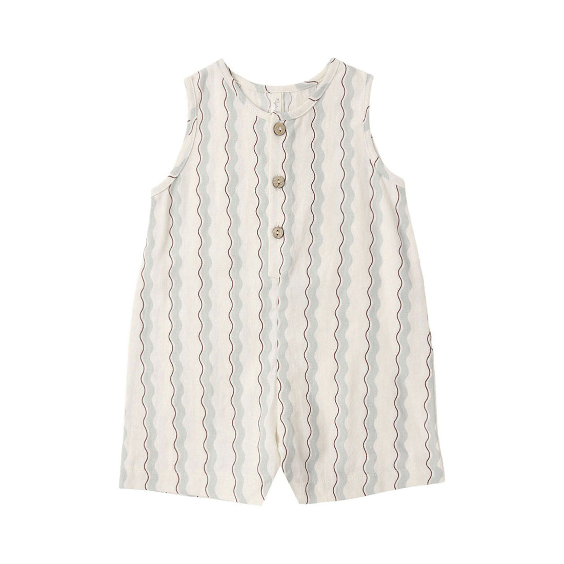 Rylee and Cru  Natural Wave Stripe Mavrick Romper
