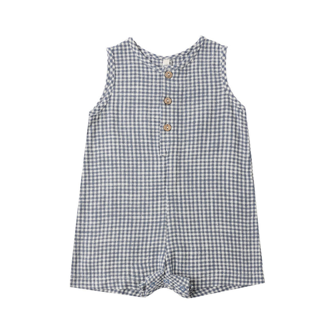 Rylee and Cru  Marine Gingham Mavrick Romper