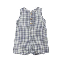 Rylee and Cru  Marine Gingham Mavrick Romper