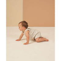 Rylee and Cru Ocean-Stripe Maverick Romper - Ocean Stripe