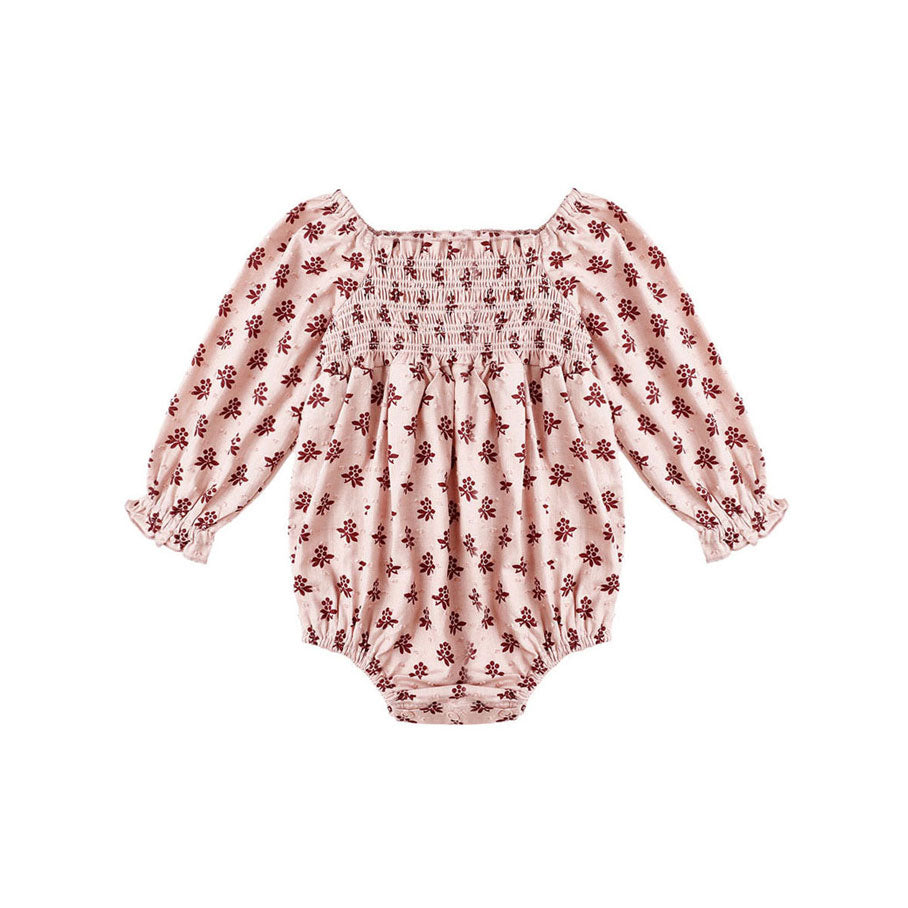 Rylee and Cru Blush Adelaide Romper Cora Romper