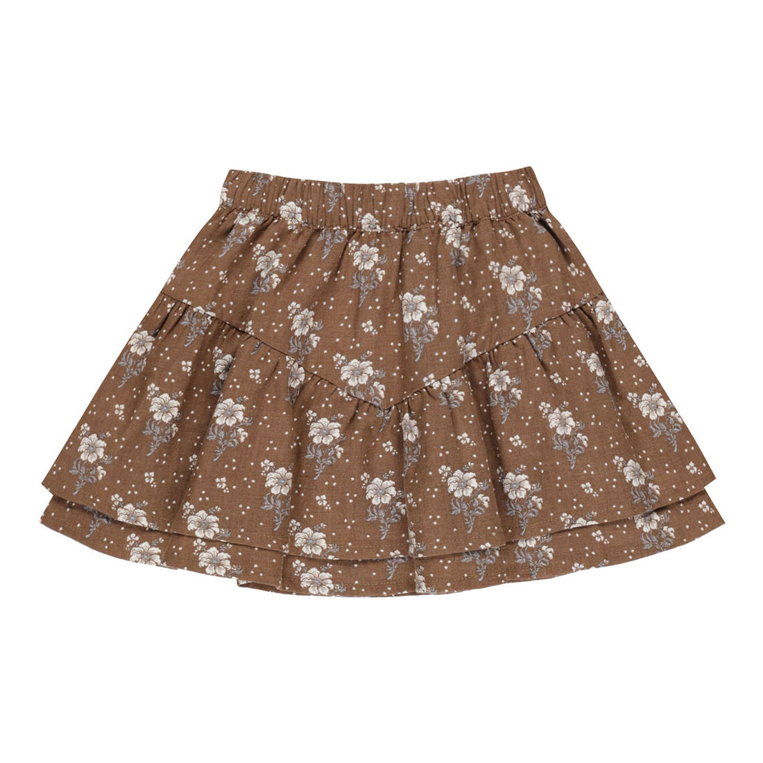 Rylee and Cru Autumn Rose Tiered Mini Skirt