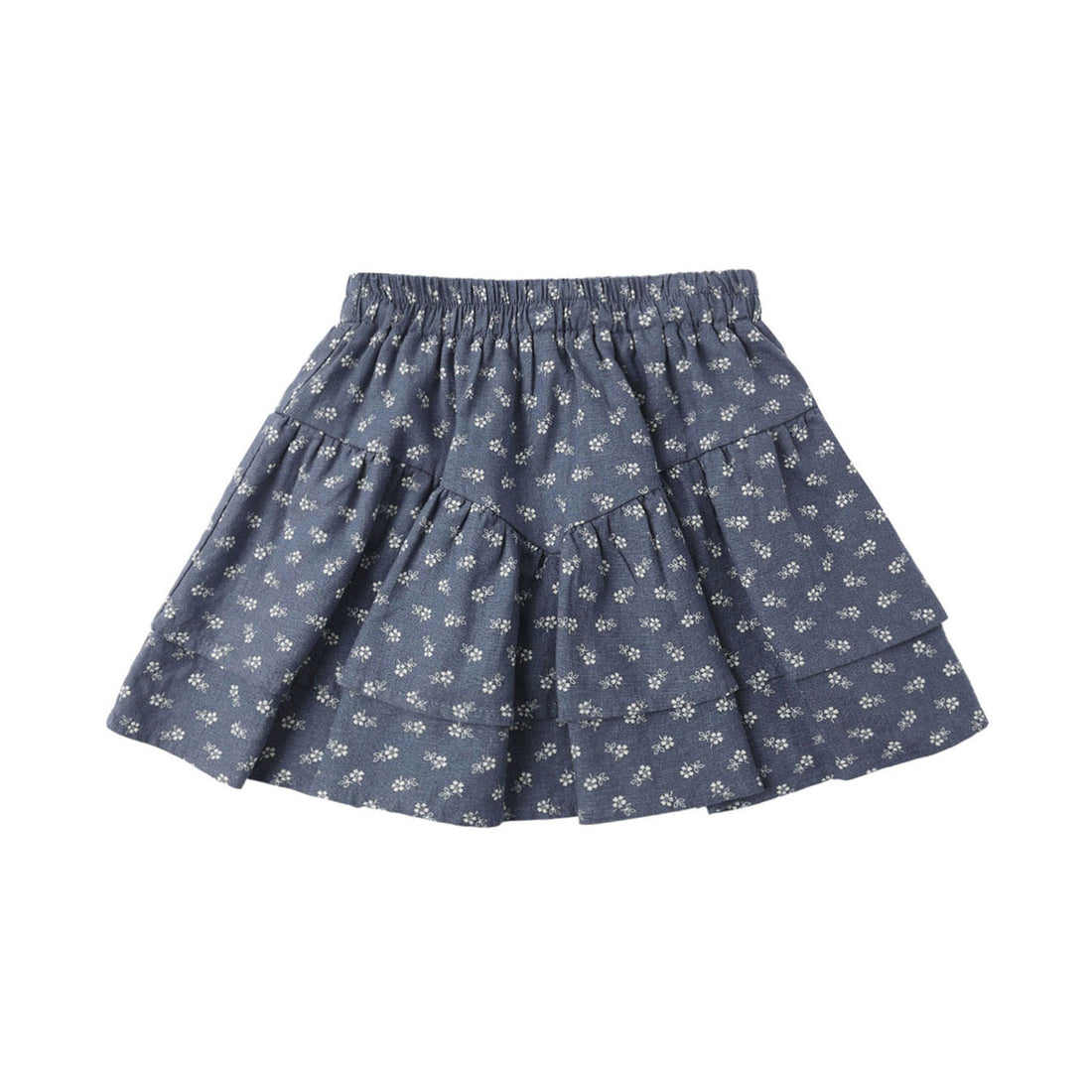 Rylee and Cru  Marine Ditsy Tiered Mini Skirt