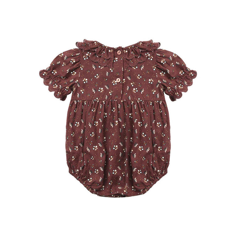 Rylee and Cru Burgundy Harvest Berry Liv Romper