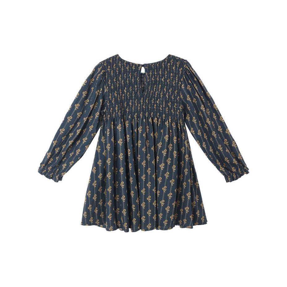 Rylee and Cru Navy Vintage Bloom Capri Dress