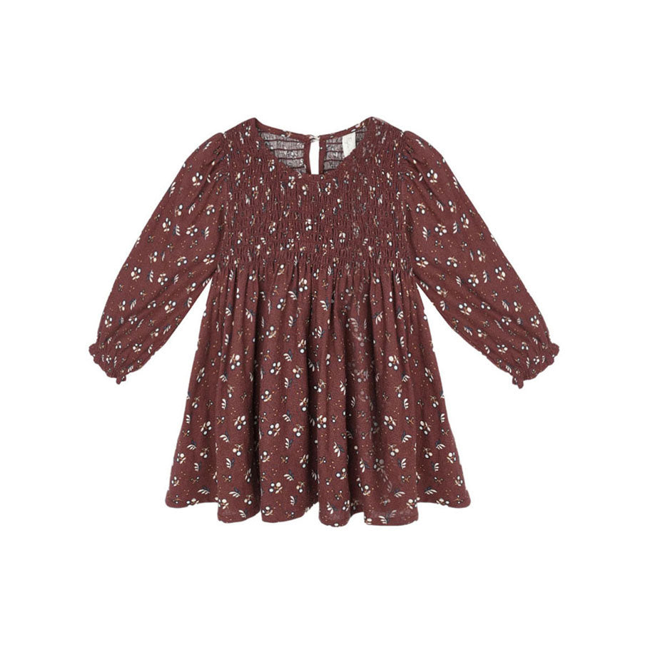 Rylee and Cru Burgundy Harvest Berry Capri Dress