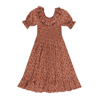 Rylee and Cru Red Floral Lexi Dress