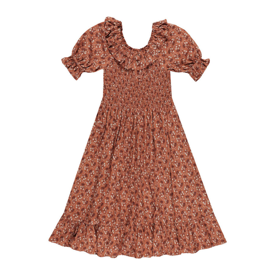 Rylee and Cru Red Floral Lexi Dress