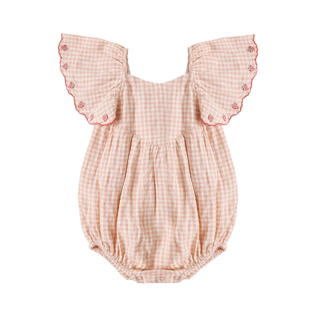 Rylee and Cru Petal Gingham Roxy Romper