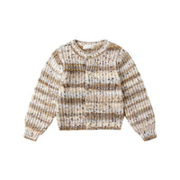 Rylee and Cru Stone Multi-Stripe Cheyenne Cardigan