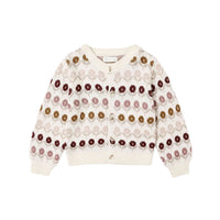Rylee and Cru Natural Floral Jacquard Cheyenne Cardigan