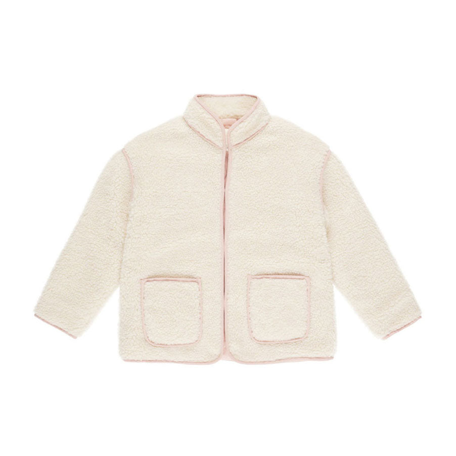 Rylee and Cru Natural Shearling Jacket